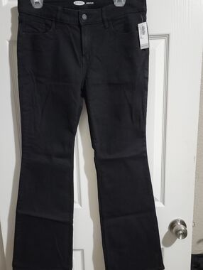 NWT Old Navy Black Microflare Jeans